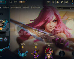 EUW KATA MAİN ZÜMRÜT MMR P4 HANDMADE 10 SKİN ACC!