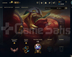 EUW Bronz 1 | 1 Kostüm - 55K Mö | LoL Hesap