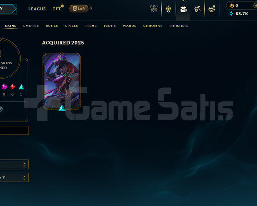 EUW Silver 3 | 1 Kostüm - 53K Mö | LoL Hesap