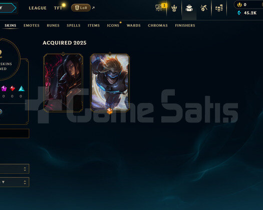 EUW Silver 4 | 2 Kostüm - 45K Mö | LoL Hesap