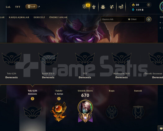 EUW | 351 KOSTÜM 304 LVL 119K+ ÖZ DOLU MAİL HESAP
