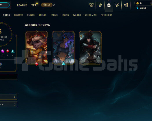EUW Silver 3 | 3 Kostüm - 39 Hero | LoL Hesap