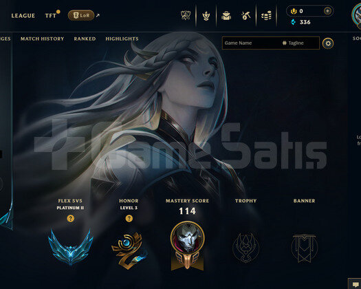 TR Plat 3 | 3 Kostüm - 30 Hero | LoL Hesap