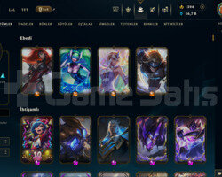 EUW | 516 KOSTÜM 593 LVL 56K+ ÖZ DOLU MAİL HESAP