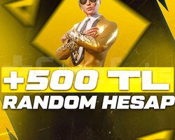 | 500 TL |  DOLU HESAP GARANTİLİ ASLA ASLA BOŞ YOK