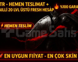 TR 20 LEVEL ÜSTÜ GARANTİLİ MAİLLİ FRESH HESAP!!!