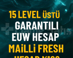 TR 15 LEVEL ÜSTÜ HANDMADE MAİLLİ FRESH HESAP!!!!!!