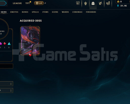 EUW 68 WR Gold 4 | 1 Kostüm - 31K Mö | LoL Hesap