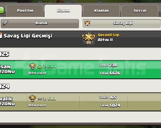 9 SEVİYE KLAN 3 SEVİYE BAŞKENT