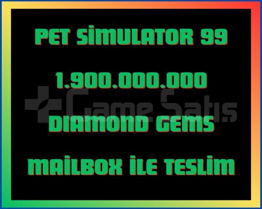 Pet Simulator 99 1.9B Gems