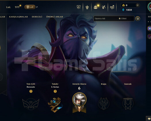 TR 31 LEVEL HANDMADE MAİLLİ 1 SKİNLİ UNRANKED!!!
