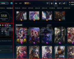 433 LEVEL/ 358 SKIN / 10 İHTİŞAMLI/ 4398 RP/ +MAIL