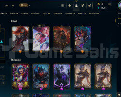 EUW | 421 KOSTÜM 518 LVL 55K+ ÖZ DOLU MAİL HESAP