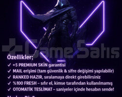 TR +5 SKİNLİ VALO MAİLLİ FRESH HANDMADE HESAP!!!