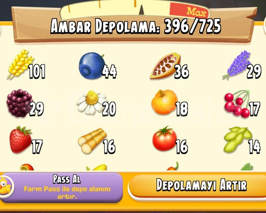 45 Level Hesap