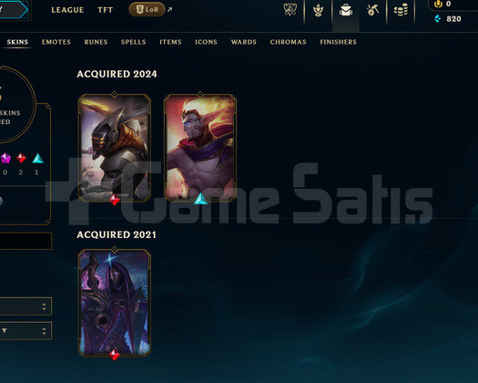 EUNE Unranked | 3 Kostüm - 31 Hero | LoL Hesap