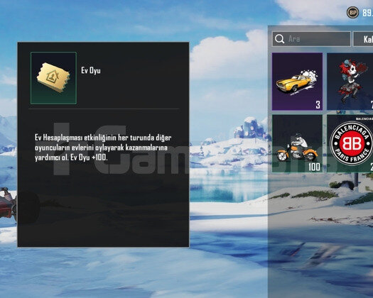 5000 adet pubg ev oyu