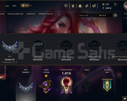 EUW | 700 KOSTÜM 539K+ ÖZ 684 LVL DOLU MAİL HESAP