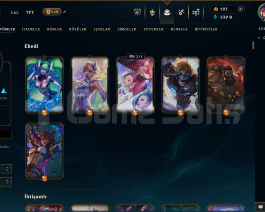 EUW | 700 KOSTÜM 539K+ ÖZ 684 LVL DOLU MAİL HESAP