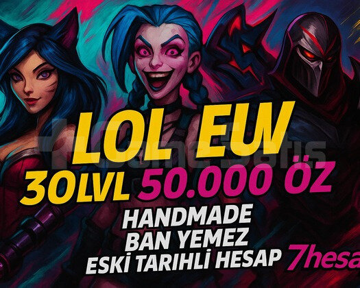 BAN YEMEZUNRANKED EUW 50K+ MÖ 30LVL+