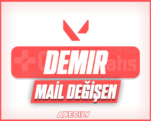 TR - DEMİR - MAİL DEĞİŞEN / GARANTİ +9500 SATIŞ