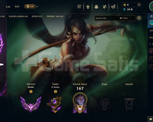 EUW HANDMADE MASTER HESAP