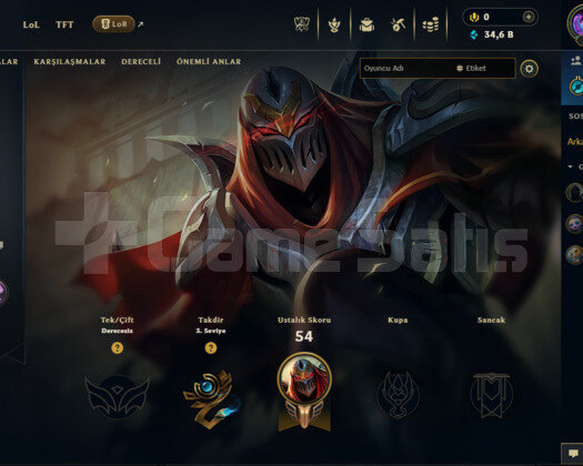 30 LVL BOL KOSTÜMLÜ UNRANKED HESAP HANDMADE!