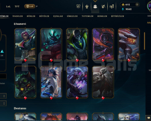 EUW 76 LEVEL HANDMADE MAİLLİ 56 SKİNLİ FRESH HESAP