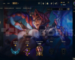 EUW 76 LEVEL HANDMADE MAİLLİ 56 SKİNLİ FRESH HESAP