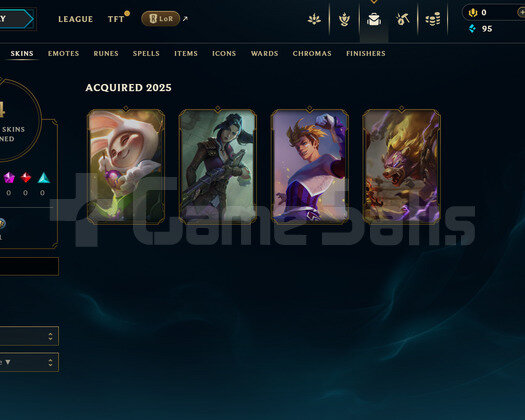 EUW Unranked | 4 Kostüm - 36 Hero | LoL Hesap