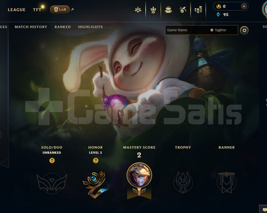 EUW Unranked | 4 Kostüm - 36 Hero | LoL Hesap