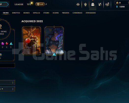 EUW Unranked | 2 Kostüm - 21 Hero | LoL Hesap