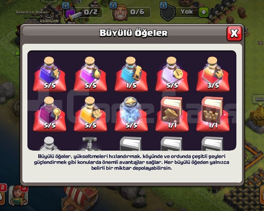 TH 11 neredeyse Max herolar çok iyi 1300 taş