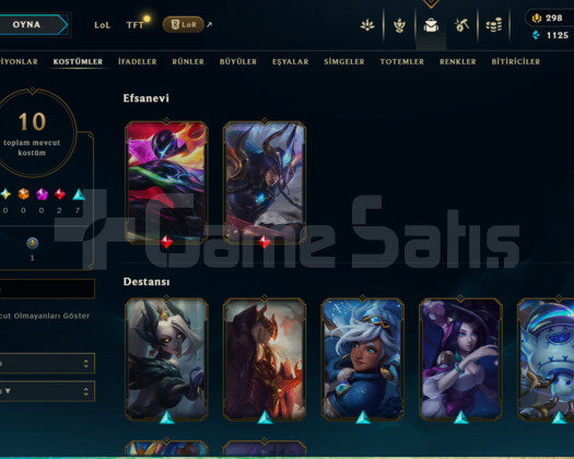 2021 KURULUM / EFSANE KOSTÜMLER / UNRANKED