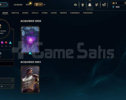 EUW Unranked | 2 Kostüm - 32 Hero | LoL Hesap