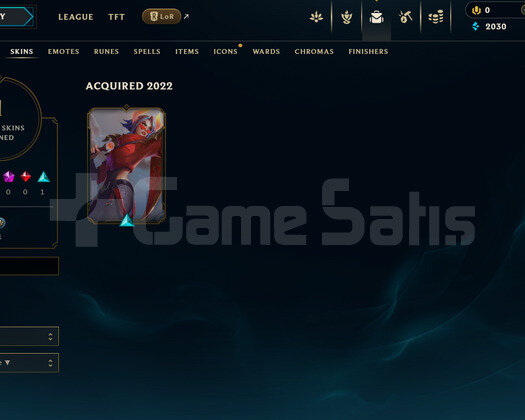 EUW Unranked | 1 Kostüm - 25 Hero | LoL Hesap
