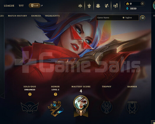 EUW Unranked | 1 Kostüm - 25 Hero | LoL Hesap