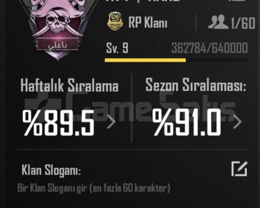 9.5 SV İSİM AKTİF KLAN SERİ TESLİMAT NOKTASI