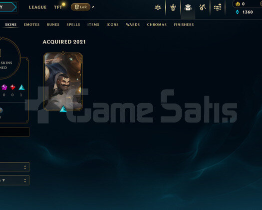 EUW Unranked | 1 Kostüm - 21 Hero | LoL Hesap