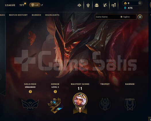 EUW Unranked | 2 Kostüm - 29 Hero | LoL Hesap
