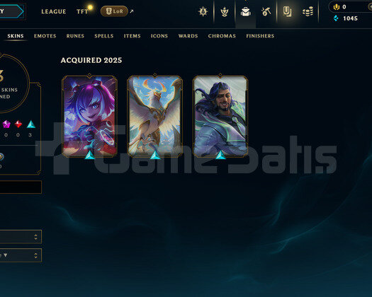 EUW Unranked | 3 Kostüm - 30 Hero | LoL Hesap