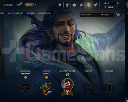 EUW Unranked | 3 Kostüm - 30 Hero | LoL Hesap