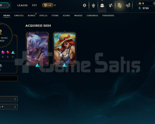 EUW Unranked | 2 Kostüm - 32 Hero | LoL Hesap