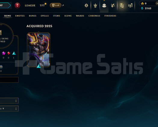 EUW Unranked | 1 Kostüm - 25 Hero | LoL Hesap