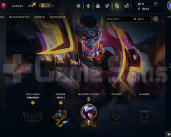 EUW Unranked | 1 Kostüm - 25 Hero | LoL Hesap