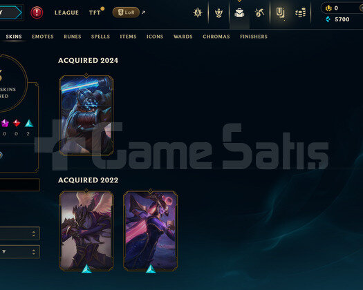 EUW Unranked | 3 Kostüm - 34 Hero | LoL Hesap