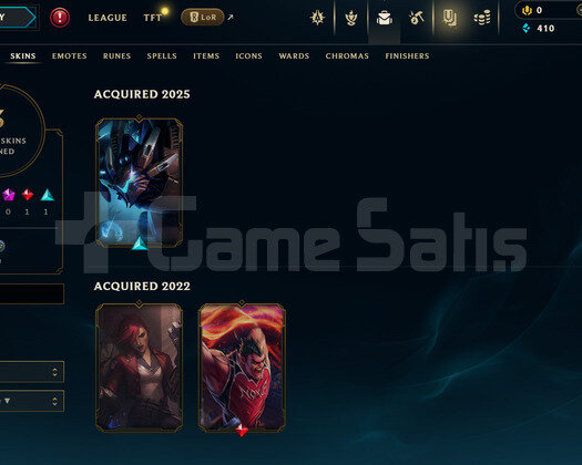 EUW Unranked | 3 Kostüm - 34 Hero | LoL Hesap