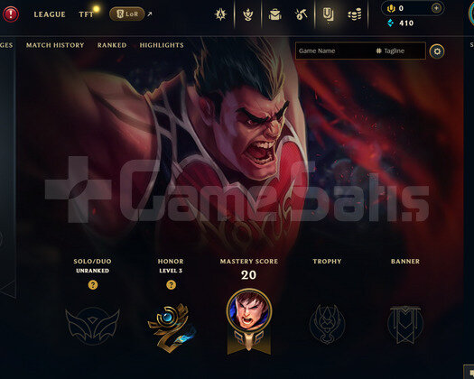 EUW Unranked | 3 Kostüm - 34 Hero | LoL Hesap