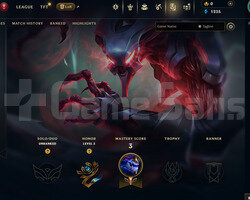 EUW Unranked | 2 Kostüm - 22 Hero | LoL Hesap