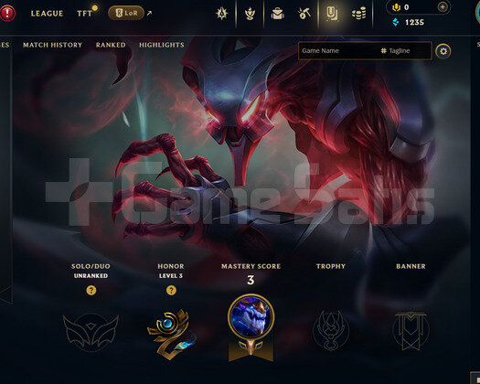 EUW Unranked | 2 Kostüm - 22 Hero | LoL Hesap